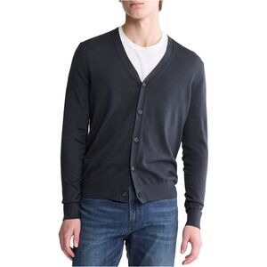 Calvin Klein Mens Regular-Fit V-Neck Cardigan Sweater, NWT